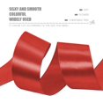 thumbnail image 3 of ORUYROP 1-1/2 Inch Wide Double Face Satin Ribbon-25 Yards,Gift Bag Decoration Wedding Chair Back Handmade Bow (Christmas Red), 3 of 7