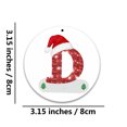 thumbnail image 1 of Birdeem Christmas Alphabet Decorations Personalized for Gift Christmas Tree Hanging Ornament Diy Decorations, 1 of 1