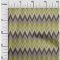 thumbnail image 1 of oneOone Cotton Silk Fabric Chevron Ikat Print Fabric By Yard 42 Inch Wide, 1 of 1