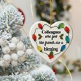 thumbnail image 1 of Heart-Shaped Acrylic Decorations for Parties - 8" Matte Hanging Hearts with Golden Rope, Reusable Gift Tags & Warm Words for Celebrations, 1 of 6