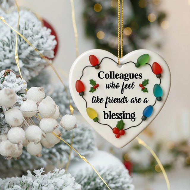 Heart-Shaped Acrylic Decorations for Parties - 8" Matte Hanging Hearts with Golden Rope, Reusable Gift Tags & Warm Words for Celebrations