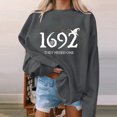 thumbnail image 1 of EGNMCR Chandails à Capuche pour Femmes, Chandails pour Femmes, Chandail d'Halloween Femmes Citrouille Café Chandails Graphiques Mignons Chandails d'Halloween Automne Chandail Col Rond Femmes Blouse, 1 of 6