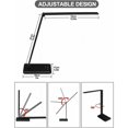 thumbnail image 2 of Brightness Levels Desk Lamp, Foldable Design Desk Light for Home Office, 5 Color Modes Touch Control Reading Lamp, USB Charging Port, Energy-Efficient Eye Caring Lighting Black, 2 of 5