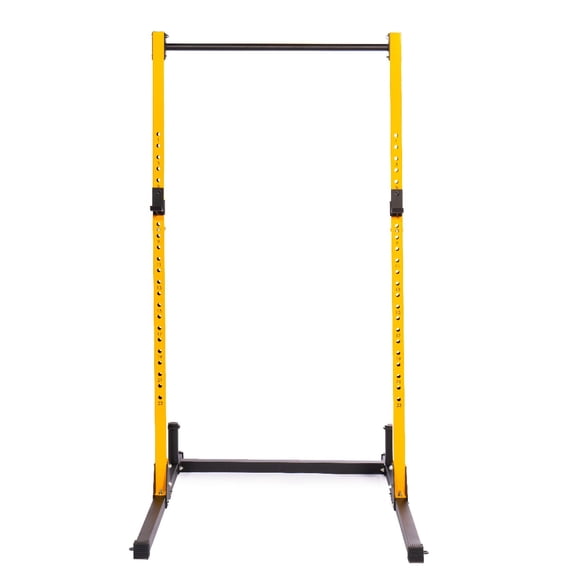 PRISP Support Réglable Multifonction pour Squats - Barre d'Haltère avec Barre de Traction pour Gym à Domicile