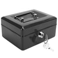thumbnail image 2 of Cash Box, Security Lock Box Lock Case, Money Storage Box For Home Black, 2 of 8