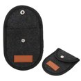 thumbnail image 1 of Plectrum Holder Case, Wool Felt Anti-Falling Guitar Pick Bag Pouch Durable Portable  For Storage Black,Grey, 1 of 8