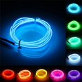 thumbnail image 1 of 5M EL Wire EL Cable Neon Light Lighting Electroluminescence Battery Operated for Party Halloween (Blue), 1 of 6