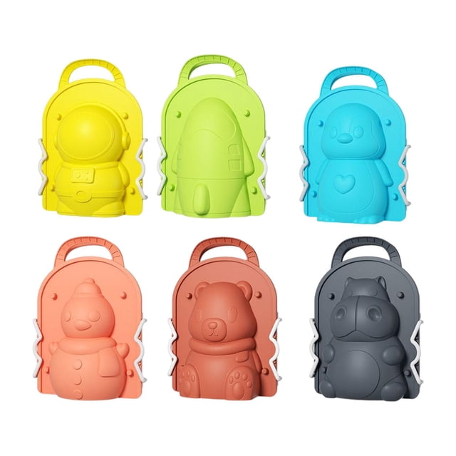KLKCMS Cute ball maker Clip Kit Sand Toy Snow Tool Kit Sandball Clamps play Ball Fights Set A