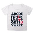 thumbnail image 1 of Chandails pour Filles Col Rond Imprimé Filles T-Shirts à Manches Courtes Été Vêtements Fillette Chandails Fille 3-4 Ans Mode Filles, 1 of 4