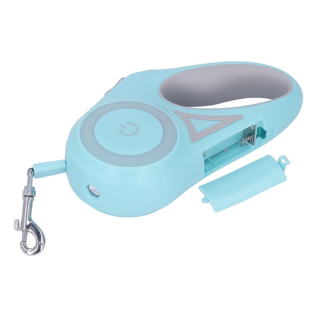 Retractable Dog Leash, Bright LED Light One Handed Brake Pause Lock Big Duty Pet Leash Door Stair Gates Gates Gate Extensions