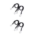 thumbnail image 4 of stanreset 1/2/3/5 2 Pieces Household Hotel Polyester Curtain Holdback Living Room Drape Tieback Draperies Decorative Holder Waved Rope Black 2PCS, 4 of 6