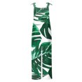 thumbnail image 5 of Pisexur Femmes Summer Casual Combinaisons Dressy Hawaii Print Sans Manches Rompers Spaghetti Sangle Réglable Shorts Amples Combinaison avec Poches, 5 of 5