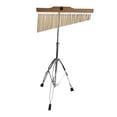 thumbnail image 4 of Yinanstore 36 Bar Chimes Musical Instrument Practice Performance with Mounting Stand Percussion Instrument for Gifts Friends New Year Gold White, 4 of 8