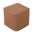 thumbnail image 2 of Ottoman Covers Slipcover Polyester Ottoman Slipcover Rectangle Ottoman Protector coffee, 2 of 8