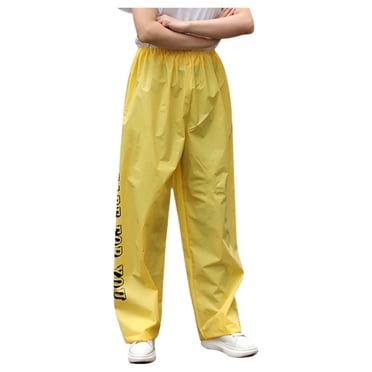 UANWENN Hiking Rain Pants for Men & Women Thick & Portable Fabric Bottom Half Rain Trousers with Enhanced Waterproofing Womens Soft Pants Straight Leg Business Pants for Women Loose Pants for Women