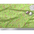 thumbnail image 3 of Soimoi Poly Georgette Fabric Leaves,Butterfly & Flower Floral Print Fabric by Yard 52 Inch Wide, 3 of 3