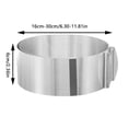 thumbnail image 2 of Binwennn Adjustable Cake Ring 6 To 12 Inch:Stainless Cake Rings For Baking Telescopic Round Ring For Cakes Bread Cookies Chocolate Baking Extra High Different Height Baby Cake Tube Pan Mini Vintage, 2 of 3