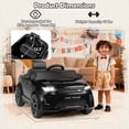 thumbnail image 3 of Costway Land Rover pour Enfants, Voiture à Chevaucher avec Télécommande, Lumières DEL, Musique, Klaxon, Noir, 3 of 10