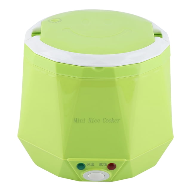 Cuiseur Vapeur Alimentaire Portable Cuiseur à Riz Multifonction Cuiseur à Riz Électrique Cuiseur Vapeur Alimentaire 24V 140W 1.6 L Cuiseur à Riz Électrique Portable Multifonction Cuiseur Vapeur pour Camion Vert