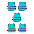 thumbnail image 3 of maskred Hi Vis Child Safety Reflective Vest Traffic Waistcoat Work Cycling Clothes blue 42x47x5cm 5Set, 3 of 6