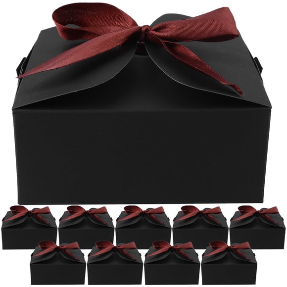 10Pcs Gift Wrapping Box Present Box Present Case Present Packing Case for Home