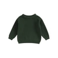 thumbnail image 1 of FAROOT Chandail d'Automne pour Tout-Petit Bébé, Tricot Uni à Manches Longues et Col Rond, 1 of 9