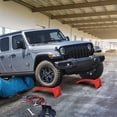 thumbnail image 2 of BeesClover Rampes de Voiture en Acier Massif Robustes de 2 Tonnes, Lot de 2 Rampes de Service pour Véhicule de 8 Pouces, Capacité de 4000 Lb par Rampe pour l'Entretien, la Réparation et le Vidange d'Huile au Garage et en Atelier, 2 of 9