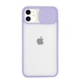 thumbnail image 1 of Designed for iPhone 13 Case with Slide Camera Cover, Shockproof Soft Rubber Bumper & Hard Back Protective Case for iPhone 13 6.1 inch (2021) - Purple, 1 of 5