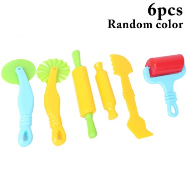 6PCS Dough Toy Set DIY Assorted Funny Clay Play Tool Clay Dough Tool for Kids