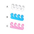 thumbnail image 1 of Baohd 2 Pairs Toe Separator Foot Spacer Supplies Compact Size Long-lasting No Burrs Exquisite Simple Operation Transparent, 1 of 6