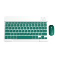 thumbnail image 1 of HAOAN Clavier et Souris Bluetooth Portable Clavier et Souris Sans Fil BT pour Android Windows PC Tablette Rose, 1 of 4