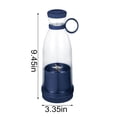 thumbnail image 3 of CaiYueKe Portable USB Rechargeable Blender, Mini Personal Blender, Smoothie Maker, Shaker Bottle, Travel Blender, Juice Blender, Ice Crusher, Protein Shaker, Compact Blender, 3 of 6