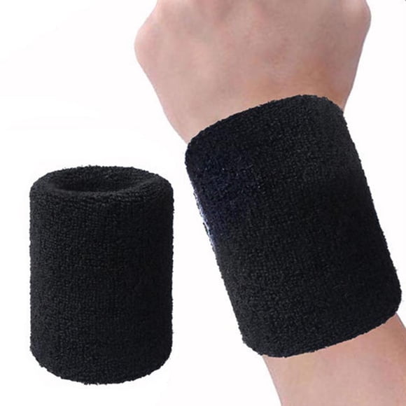 2 Pcs Unisexe Bande de Sport de Basketball Bande Anti-Transpiration Bande de Poignet Bande de Poignet