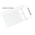 thumbnail image 2 of HBYJLZYG Extendable Plastic Wardrobe Storage Rack, Punch-Free Adjustable Cabinet Divider, Anti-Slip Load-Bearing Layered Shelf For Home Cabinet Wardrobe Bathroom Organizing, 2 of 6