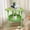 Green-Free Size/GN, variant on 19.29In Four-Leaf Movable Side Table Double Layer Storage Space Flexible Wheel Movement Curved Desktop Anti-Slip Open Design for Living Room Bedroom Small Apartment Home Storage Organizer Table