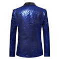 thumbnail image 5 of Veste pour Homme Hiver Hommes Automne et Hiver Mode Personnalité Paillettes Veste de Complet Décontractée, 5 of 5