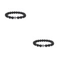thumbnail image 1 of Redempat Fashionable And Comfortable To Wear Unisex Beaded Bracelets For Everyday Chic Frosted 2Set, 1 of 6