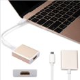 thumbnail image 3 of Câble Adaptateur USB 3.1 Type-C vers HDMI pour MacBook vers HDMI, conversion Vidéo HD 2K, 3 of 4
