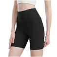 thumbnail image 1 of Plebaso Shorts de Yoga Taille Haute pour Femmes Shorts de Cycliste Extensibles Entraînement Course Shorts Athlétiques pour Femmes, 1 of 3