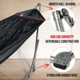 thumbnail image 4 of Tranquillo Universal 106" Double Hammock w/Adjustable Stand and Bag, Black, 4 of 12