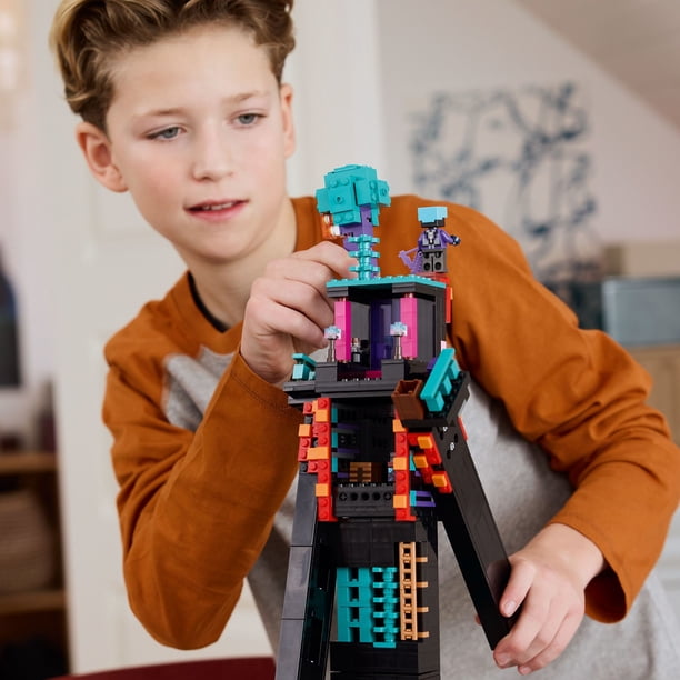 LEGO Minecraft The Enderman Tower Building Toy for Boys & Girls