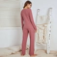 thumbnail image 3 of MesaSe Pyjama Décontracté pour Femmes à Manches Longues Grande Taille Ensemble Service à Domicile, 3 of 7