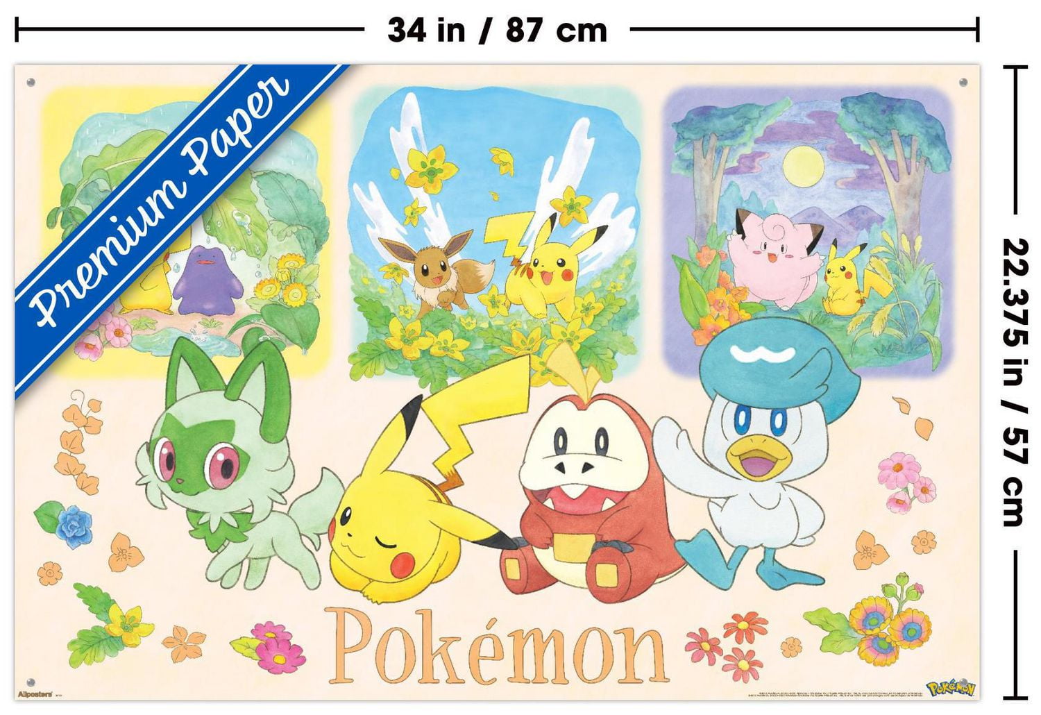 Pokémon: One Scene - Group Wall Poster