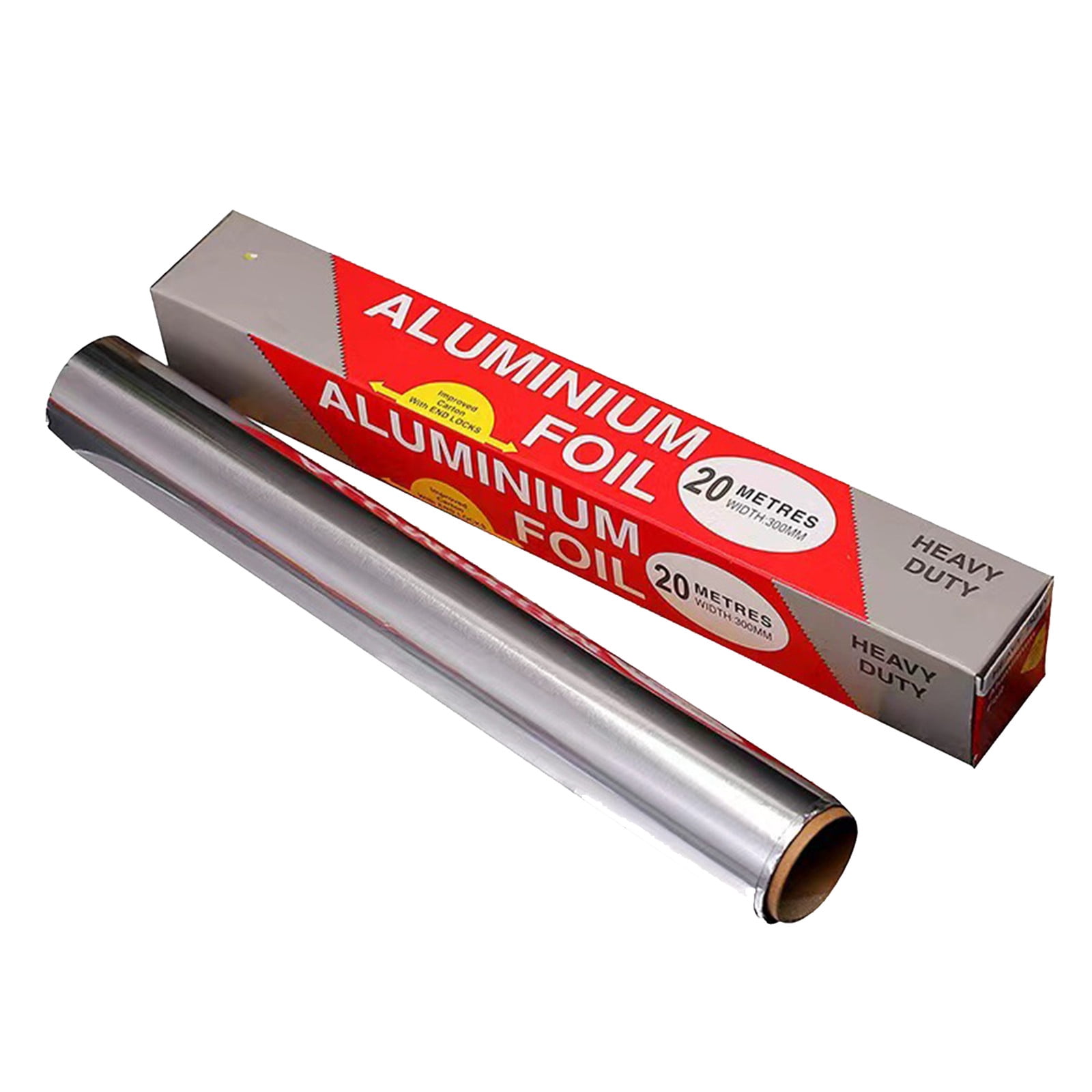20M Heavy Duty Aluminum Foil Roll for Commercial Restaurant Kitchen Use