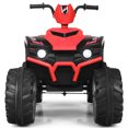 thumbnail image 1 of Patiojoy 12V Electric Kids Quad ATV Ride on Car with LED Lights& Bluetooth Red, 1 of 6