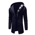 thumbnail image 4 of Birdeem Mens Solid Color Design Zipper Pocket with Velvet Long Sleeved Hooded Casual Jacket, 4 of 8