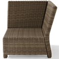 thumbnail image 4 of Pemberly Row Chaise d'Angle de Patio en Osier, Brun et Sable, 4 of 7