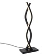 thumbnail image 1 of Artika Wavey Modern Table Lamp, Black, 1 of 5