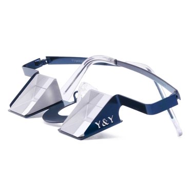 YY Vertical - Classic Belay Glasses Sturdy and Comfortable Belay/Prism Glasses for Rock Climbing Blue