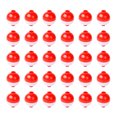thumbnail image 1 of 30pcs Fishing Bobbers 1.25 Inch Snap on Float Red and, 1 of 7